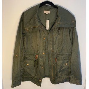 NWT olive green anorak jacket